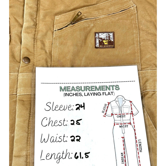 Vintage United Garment Workers America Coveralls Men's Large Made In USA - Picture 13 of 16